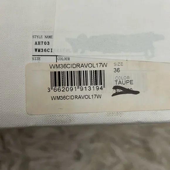 NIB IRO Cidravol Ruffle-Trim Suede Slouchy Knee-High Boots in Taupe $760 size 36 - Picture 8 of 14